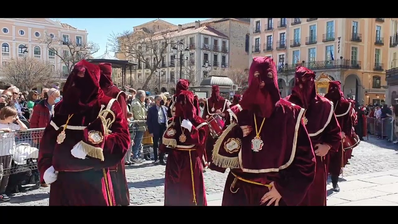 Semana Santa Segovia 2022. Procesión Cristo de los gascones 15/04/2022