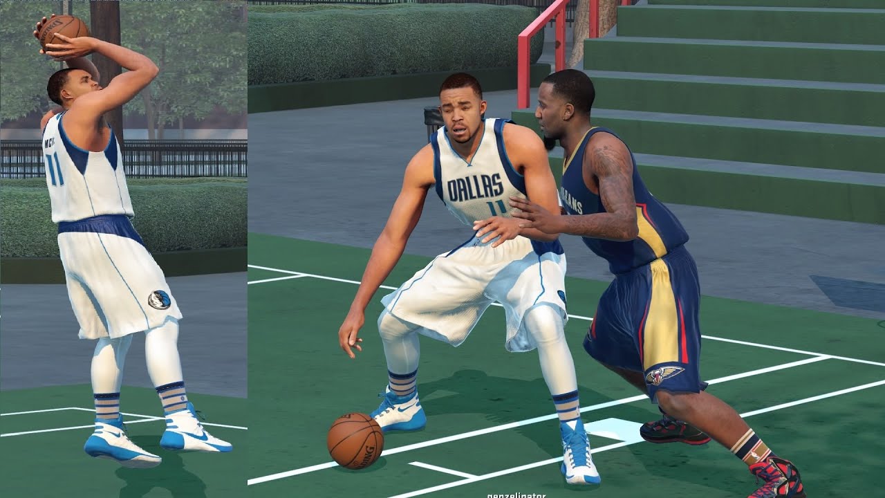 NBA 2K16 Blacktop - Javale Mcgee vs Kendrick Perkins - YouTube