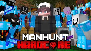 Minecraft Speedrunner VS 8 HARDCORE Hunters 