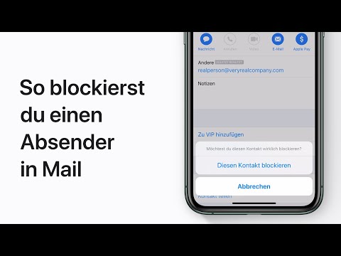 So blockierst du