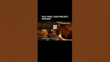 Final Year Project Seminar | Final Year Project Using Github  #funny #memes #learnwebcode#github