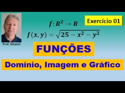 Determinar Dominio Imagem E Grafico De Funcao De R Em R F 𝒙 𝒚 𝟐𝟓 𝒙 𝒚 Exercicio 01 Youtube