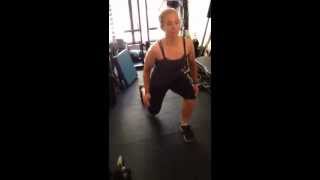 Alternating split squat jumps
