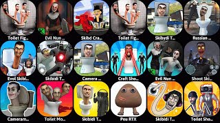 Skibidi Toilet & Cameraman , Skibd Craft Shoot Toilet Head, Toilet Head Hunt Horror Train | XLH GAME screenshot 5