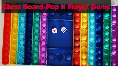 Chess Board Pop it Fidget  Game|| Pop It Fidget Dice|| Play with Family Members|| So Much Fun😘🎲
