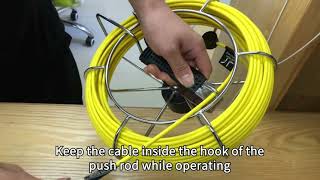 how to release and coiled cable