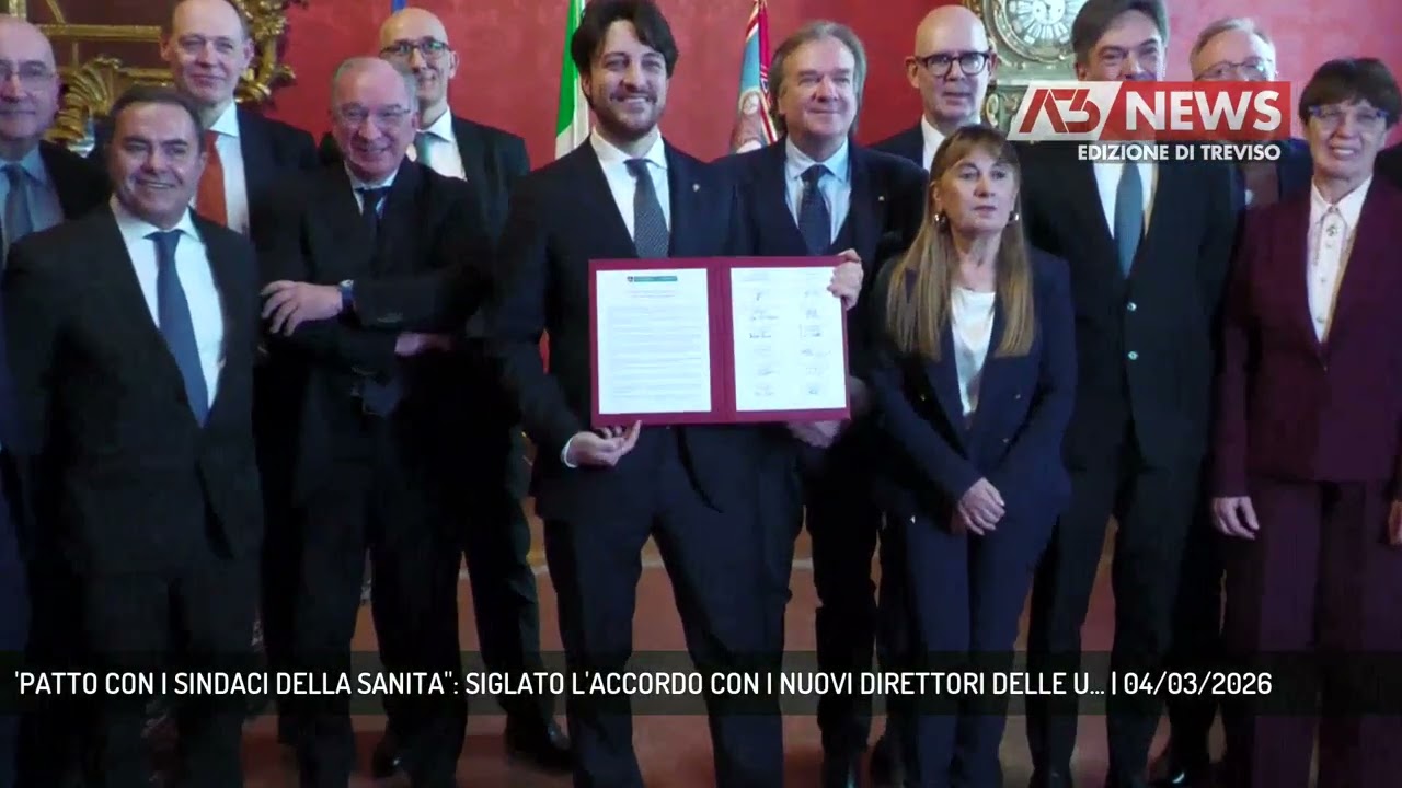 'PATTO CON I SINDACI DELLA SANITA'': SIGLATO L'ACCORDO CON I NUOVI DIRETTORI DELLE U... | 04/03/2026