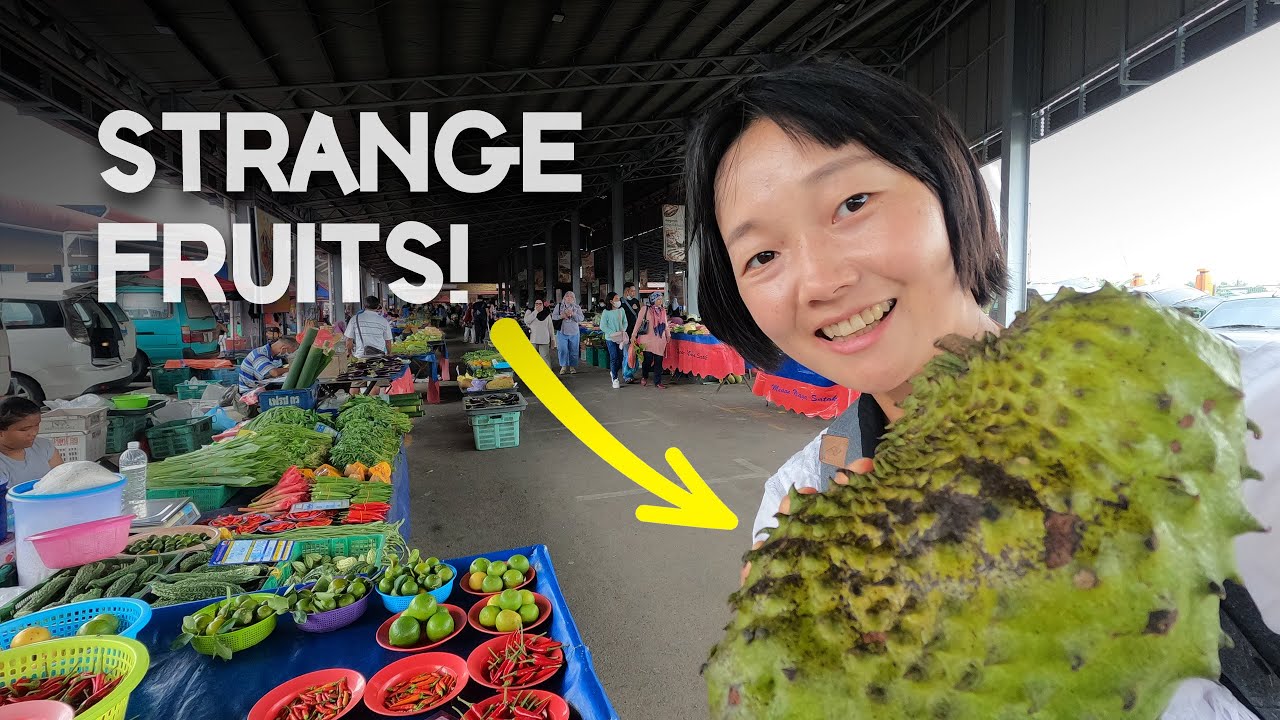 ⁣Trying EXOTIC food/fruits in Kuching, Sarawak Borneo! Why does Malaysia taste so good? EP34