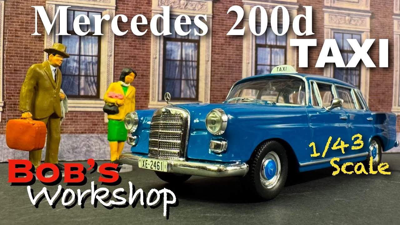 1/43 Scale Mercedes Benz 200d TAXI by Starline? IXO