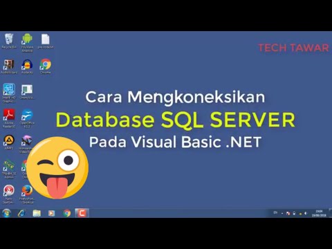 VB .NET - Cara Koneksi Database SQL Server Dengan Visual Basic .NET