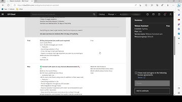 2 Create IBM Watson Assistant service