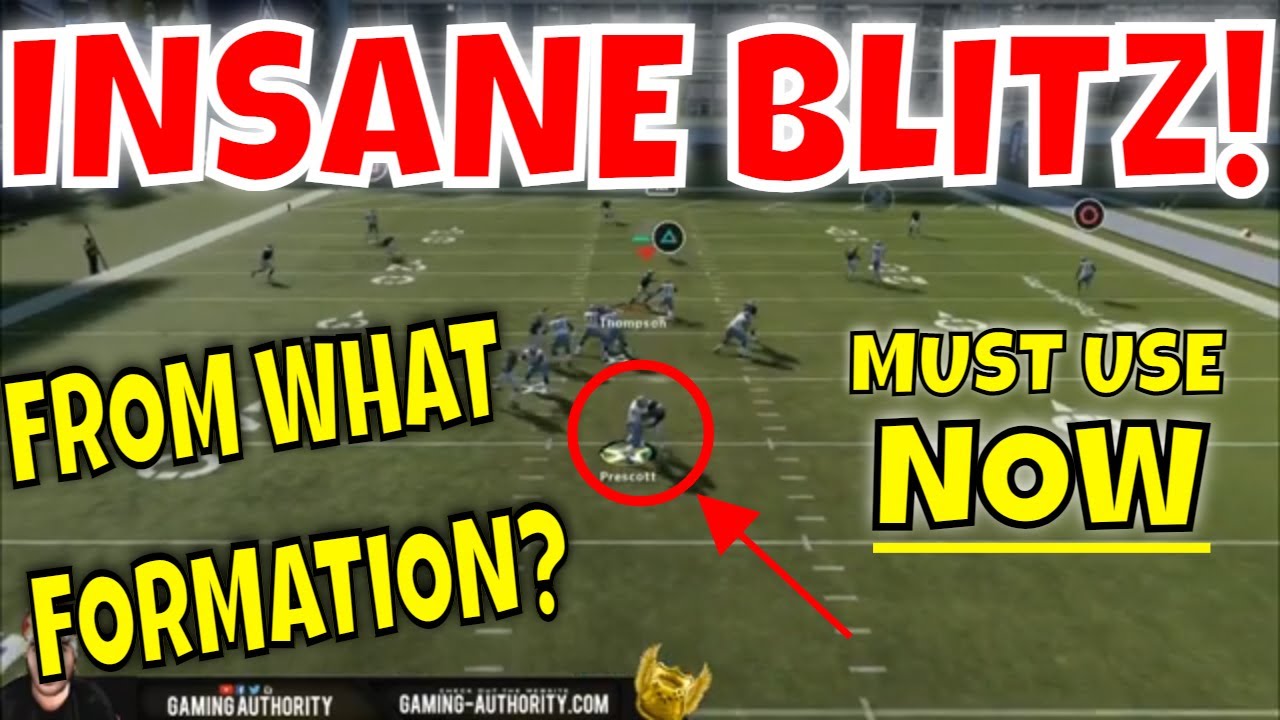 INSANE Madden 21 BLITZ - From a Formation NOBODY Uses! Most iINSANE BLITZ in Madden 21!