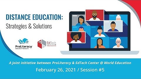 Distance Education Strategies & Solutions: Accessibility Basics