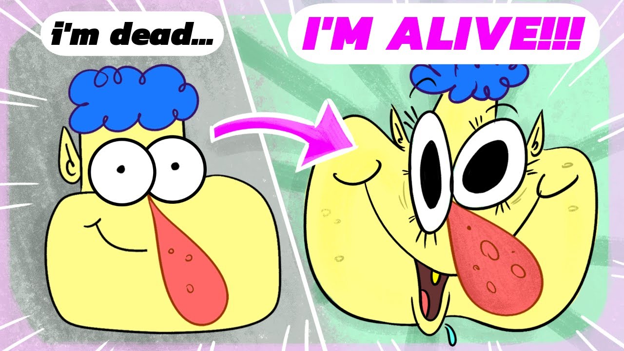 How to draw GOOFY expressive eyes on ANY cartoon character!!