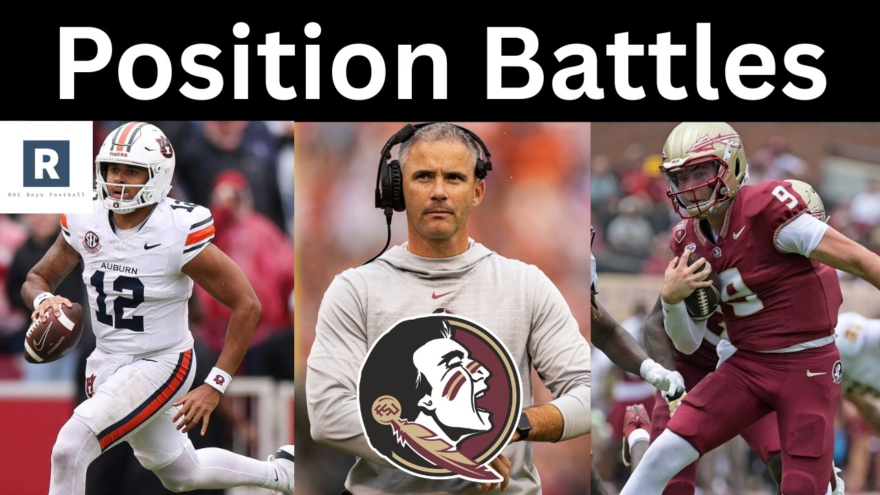 Борьба за места в составе на весенних тренировках футбольной команды Университета штата Флорида |...