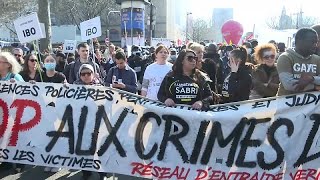 Manifestation contre le racisme et les violences policières en France