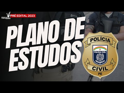 PCPE - Plano de estudos - Polícia civil de Pernambuco