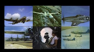 B-29 Bombers & P-51 Fighters Strike Japan - "The Last Bomb" Restored 1945