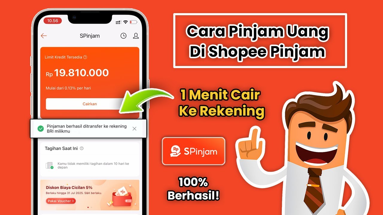 Cara Ajukan Pinjaman di SPinjam Shopee | Pinjam Uang di Shopee 34 Juta Langsung Cair