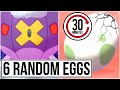 30 Minutes To Make The BEST Pokemon Team From RANDOM EGGS ! - THEN I BATTLE !