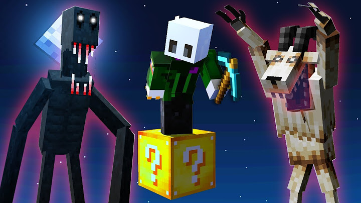 Me Pasé Minecraft en un LUCKY BLOCK con MODS DE TERROR