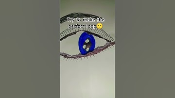 Try to make the perfect loop ➰😜 #loop #funny #makeup #skincare #satisfyingloop
