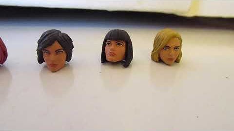 More hand painted heads I got in the mail 1/18 scale