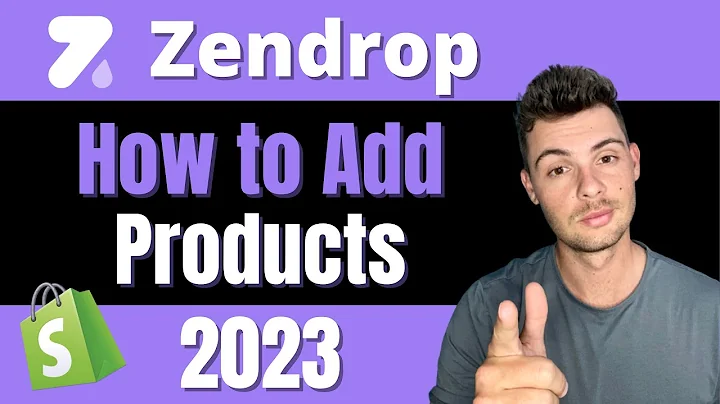 Effortless Product Listing on Shopify with Zendrop