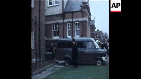 SYND 14-1-74 ARRIVAL AND DEPARTURE OF PRISONERS ON ARMS CONSPIRACY CHARGE