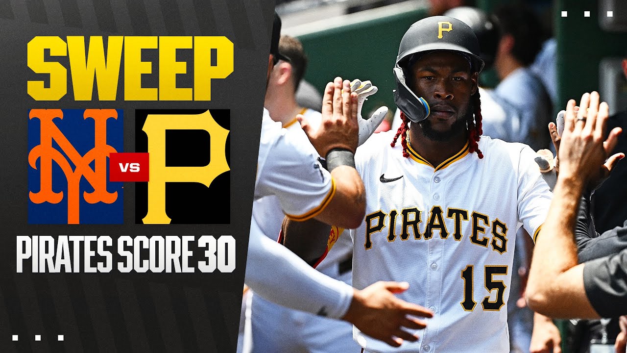 ALL 30 RUNS: The Pirates outscored the Mets 30-4 in a DOMINANT