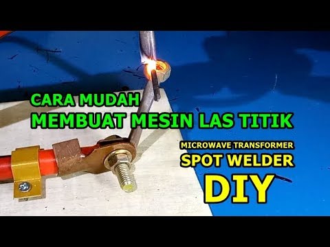 Video: Mesin las titik DIY