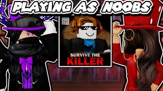 REVIVE Competition With SpeedyDolphin // 🔪Survive The Killer ROBLOX