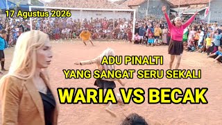PINALTI LUCU WARIA MELAWAN TUKANG BECAK || ERETAN KULON