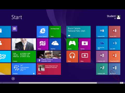 Windows 8 1: Using the Start Screen
