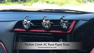 Car Perfume Parfum Mobil Colok AC Kipas Rusa Pajangan Mobil Pewangi Mobil Pengharum Mobil