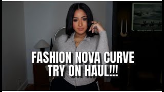 NEW FASHION NOVA CURVE TRY ON HAUL || WINTER PLUS SIZE TRY ON HAUL