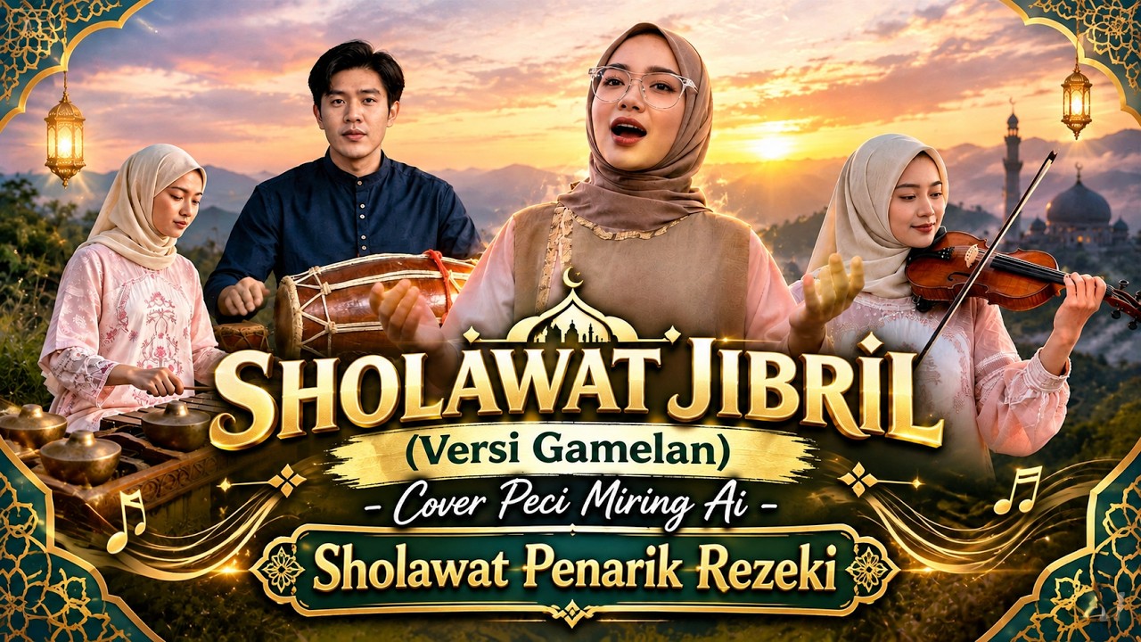 SHOLAWAT JIBRIL (Sholawat Penarik Rezeki)- Cover Peci Miring Ai Versi Gamelan