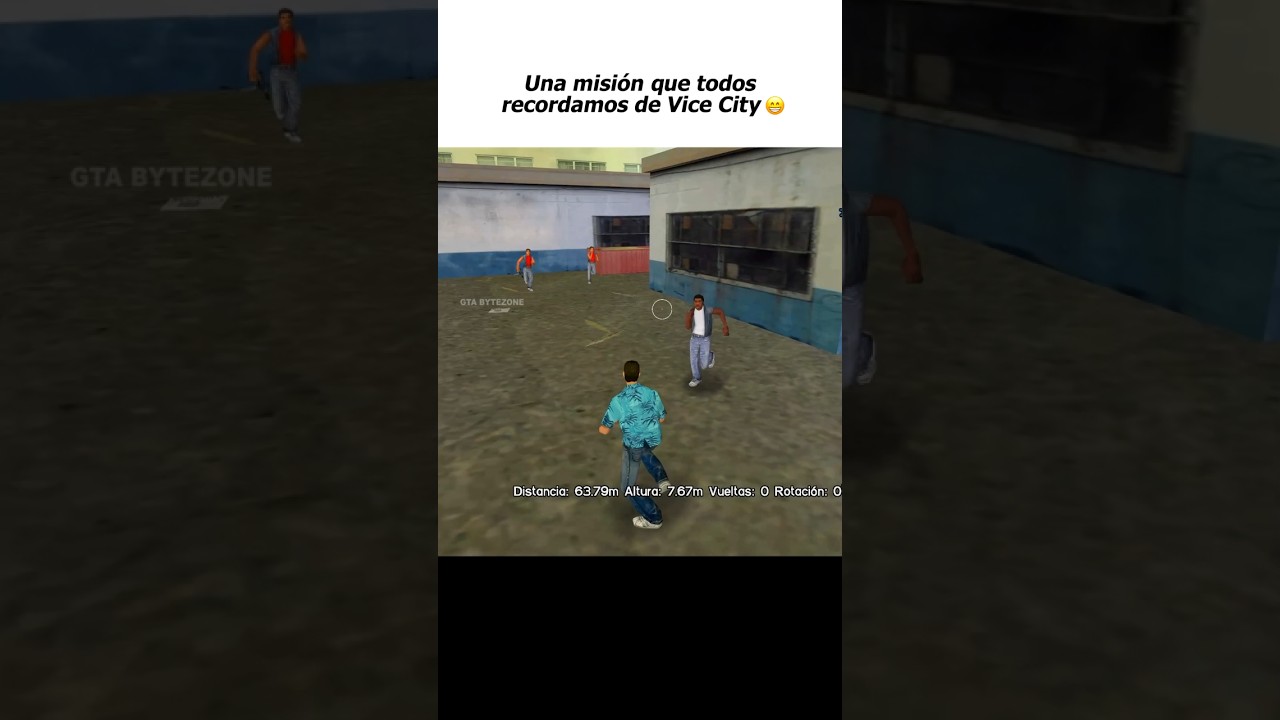 GTA Vice City | Misión Moto robada🔥 #short #gtavicecity #nostalgia #retrogaming #gta #rockstargames