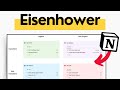 How to Use The Eisenhower Matrix in Notion (Highly Effective!)