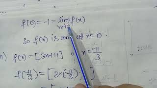 Continuity (Ex problems)