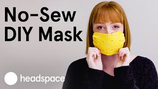 Make a mask, no sewing required. the cdc now recommends wearing face
coverings in public to help prevent spread of covid-19. this easy
step-by-step tutor...