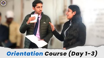 ICAI Orientation Course Vlog | Day 1-3 | East Azad Nagar | ICITSS | Shubham Gupta