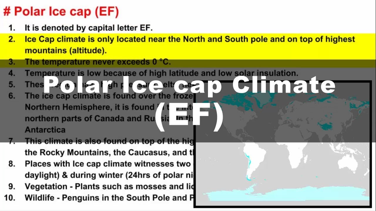 Koppen Scheme Polar Ice Cap Climate EF UPSC IAS Geography YouTube Koppen Scheme Polar Ice Cap Climate EF UPSC IAS Geography YouTube