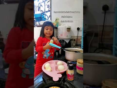 Part 1 - Cooking Time With Kakak Baby Auliya. Resepi Menu Lunch Sup Telur Versi Baby