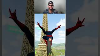 CARROS VS LA TORRE EIFFEL #viral #shortvideo #reels