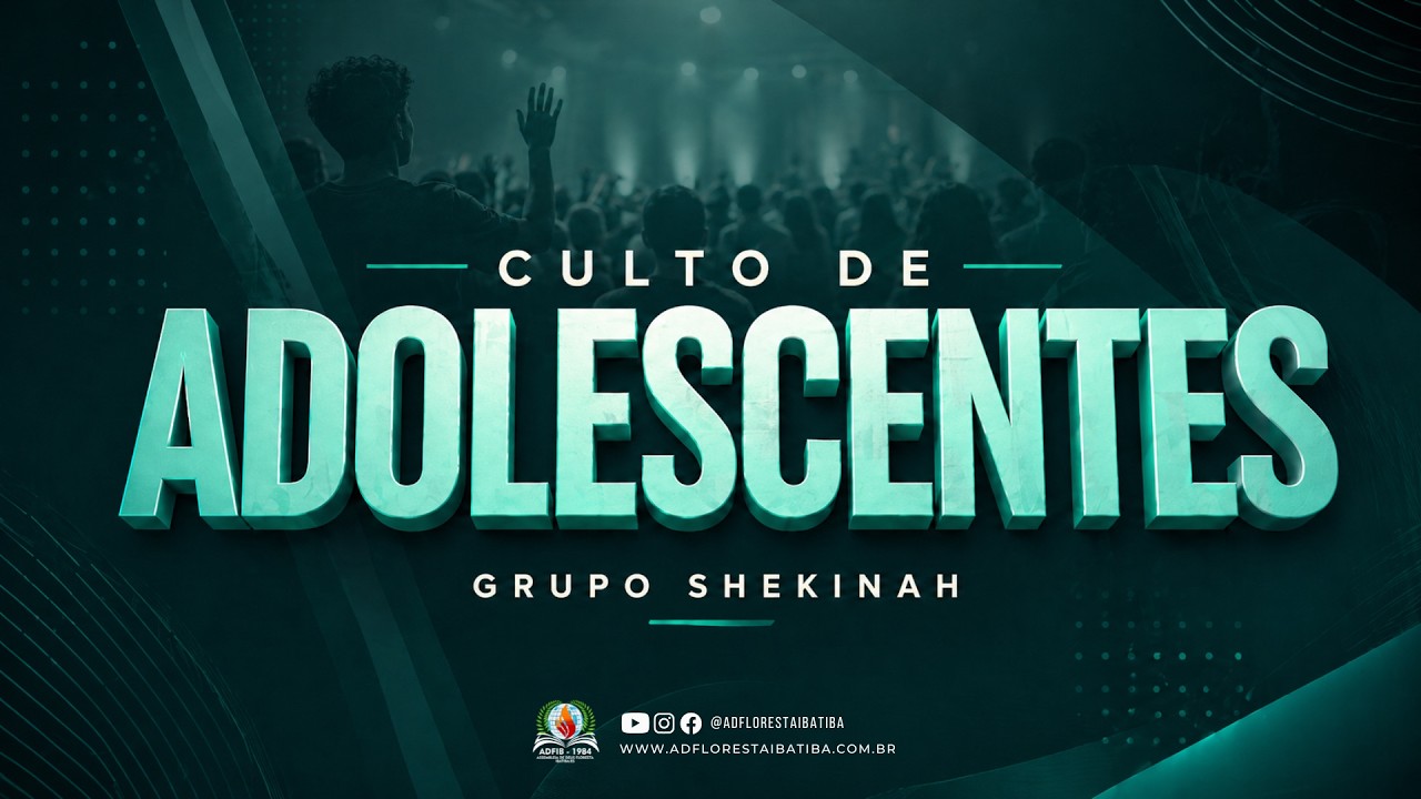 🔴LIVE Culto de Adolescentes | Shekinah - 01/11/2026