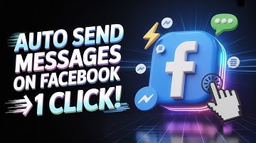 Automatic Send Messages On Facebook With One Click | Auto Send Message On Messenger