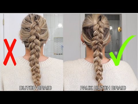 DUTCH BRAID HACK YOU NEED TO TRY! STEP BY STEP 