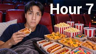 Living in a Movie Theater Until I Eat 10,000 Calories