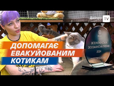 🐈 Зоозахисниця з Дніпра отримала Всеукраїнську премію